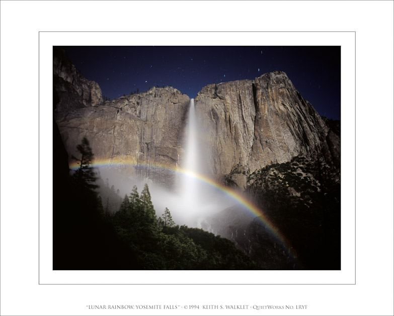 Lunar Rainbow, Yosemite Falls, 1994