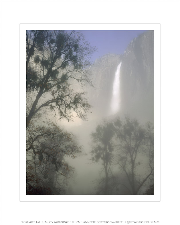 Yosemite Falls, Misty Morning, 1997