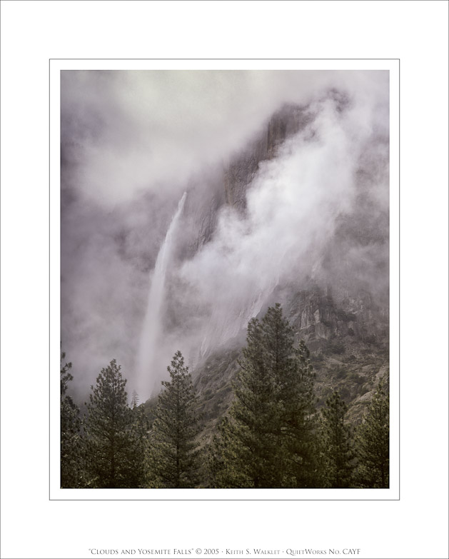 Clouds and Yosemite Falls, 2005